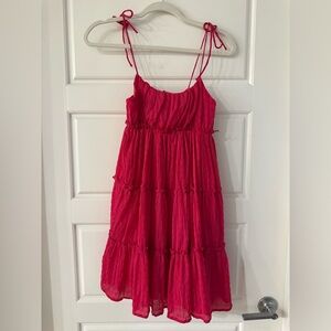 Bright Pink Mini Dress